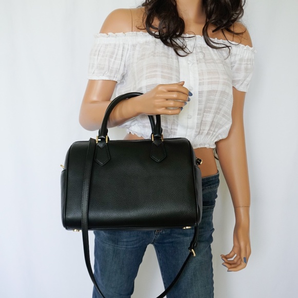 Michael Kors Bedford L Duffle Leather Satchel Bag - Picture 2 of 8